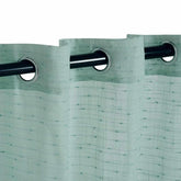 Meteorite Textured Grommet Sheer Curtain Panel Set of 2